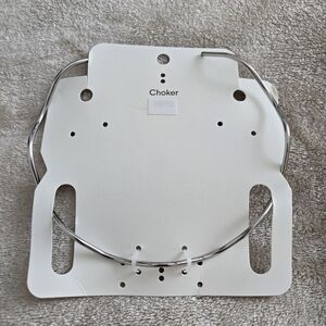 Silver Choker Necklace